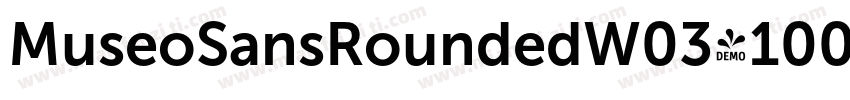 MuseoSansRoundedW03-1000 Regular字体转换